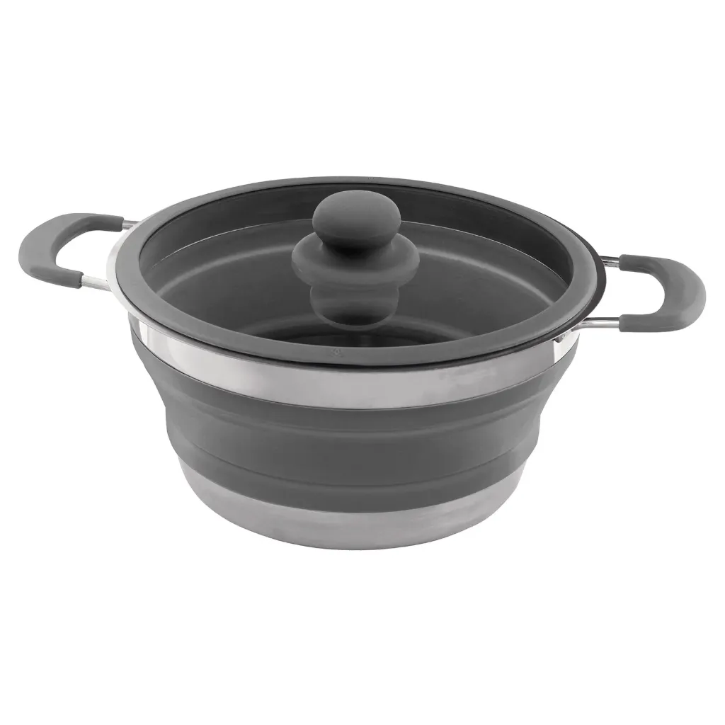 [ETKW5057.0200] Casserole pliable Eurotrail avec couvercle L