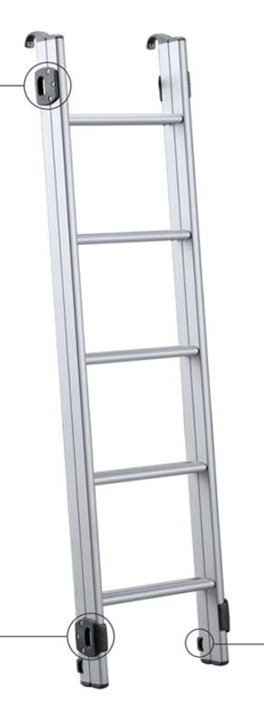 [9961210] Aluminiumleiter lang 4x4 <215cm AirPass