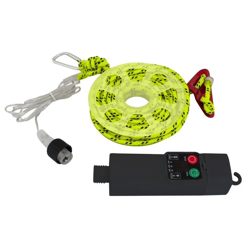 [ETSP0036.2100] Corde de haubanage lumineuse Eurotrail 5 m (jaune)