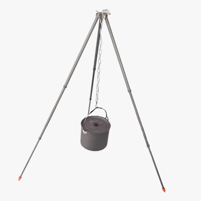 [TRI-POD STAND] HeroCamper-Campingstativ mit Kochtopf